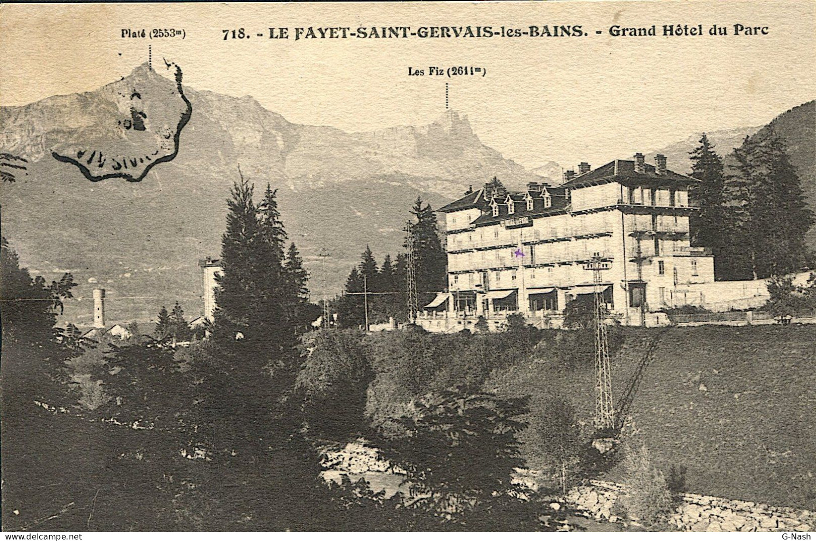 CPA 74 - Saint Gervais Les Bains - Grand Hôtel Du Parc - Saint-Gervais-les-Bains