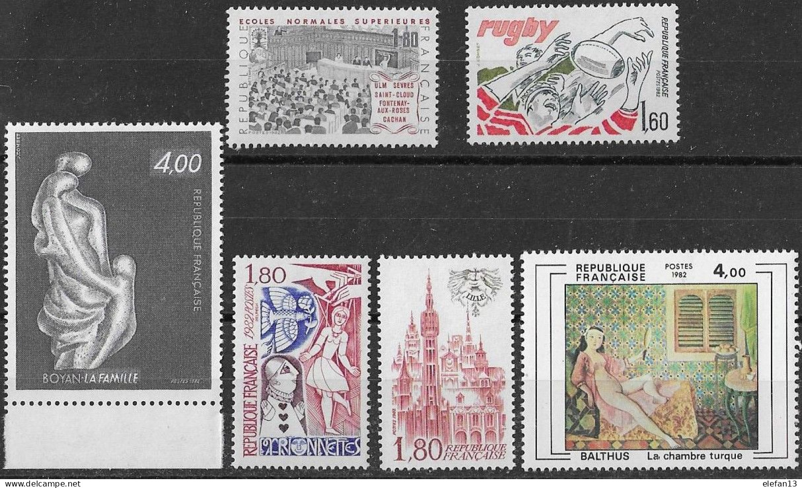 FRANCE N°2234, 2235, 2236, 2237, 2238 Et 2245 **  Neufs Sans Charnière Luxe MNH - Unused Stamps