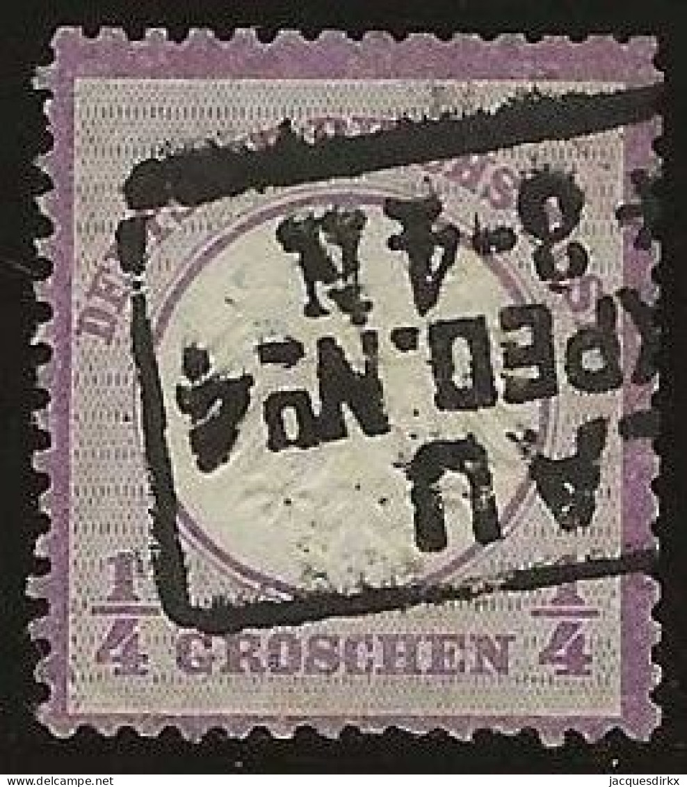 Deutsches Reich   .   Michel    .   1  (2 Scans)    .    O     .     Gestempelt - Used Stamps