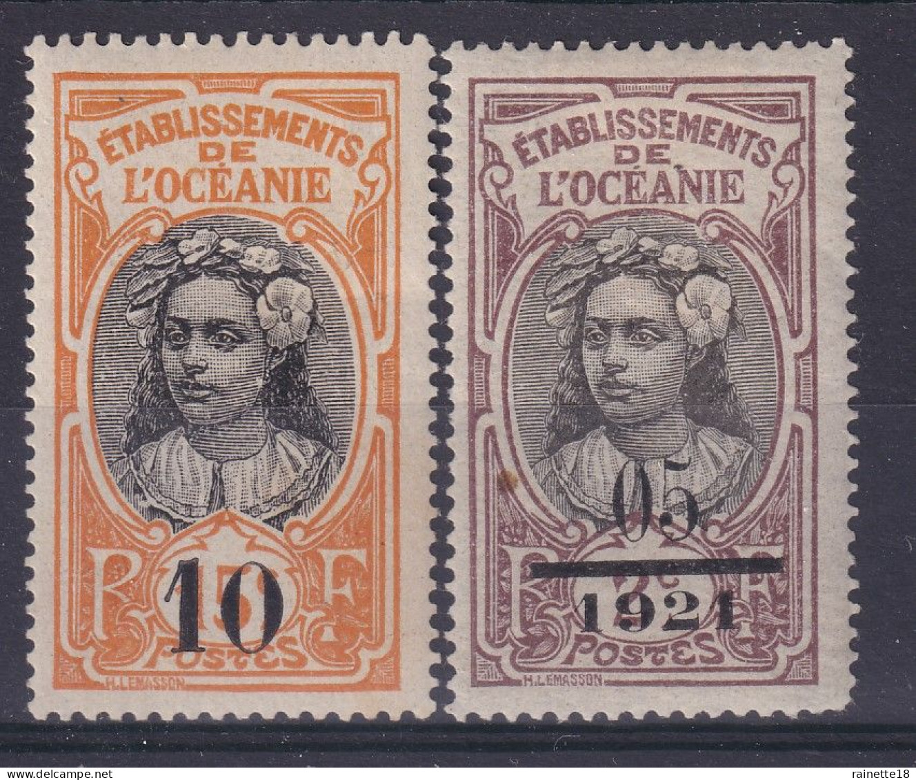 Océanie                            43/44 * - Unused Stamps