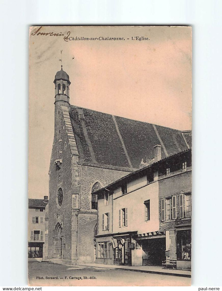 CHATILLON SUR CHALARONNE : L'Eglise - état - Châtillon-sur-Chalaronne