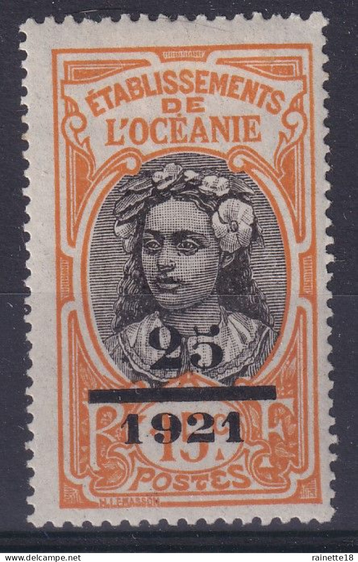 Océanie                            46 * - Unused Stamps