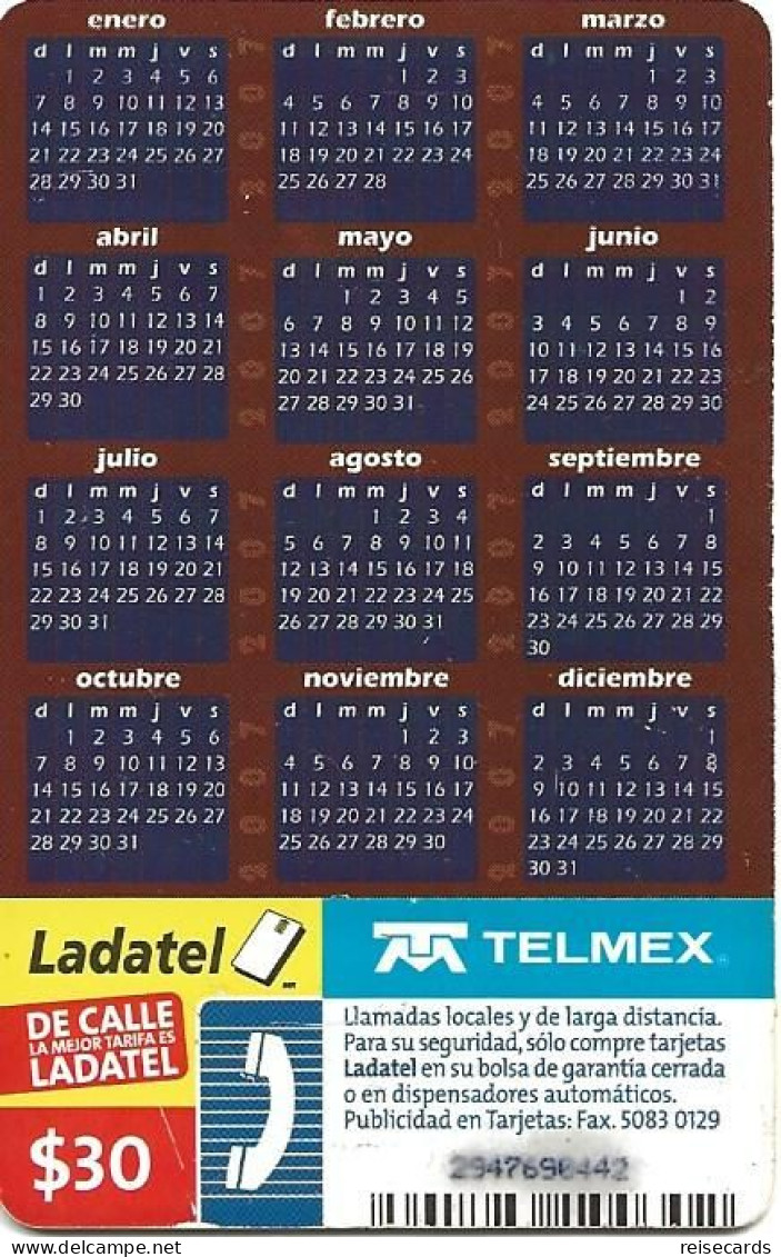 Mexico: Telmex/lLadatel - 2006 Bansefi. Calendar - Mexique