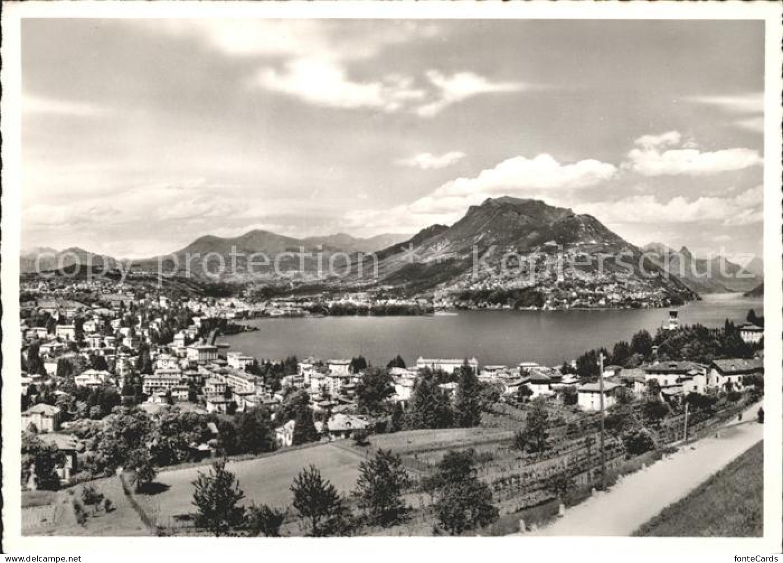 11654720 Lugano TI Panorama E Monte Bre Lugano - Sonstige & Ohne Zuordnung