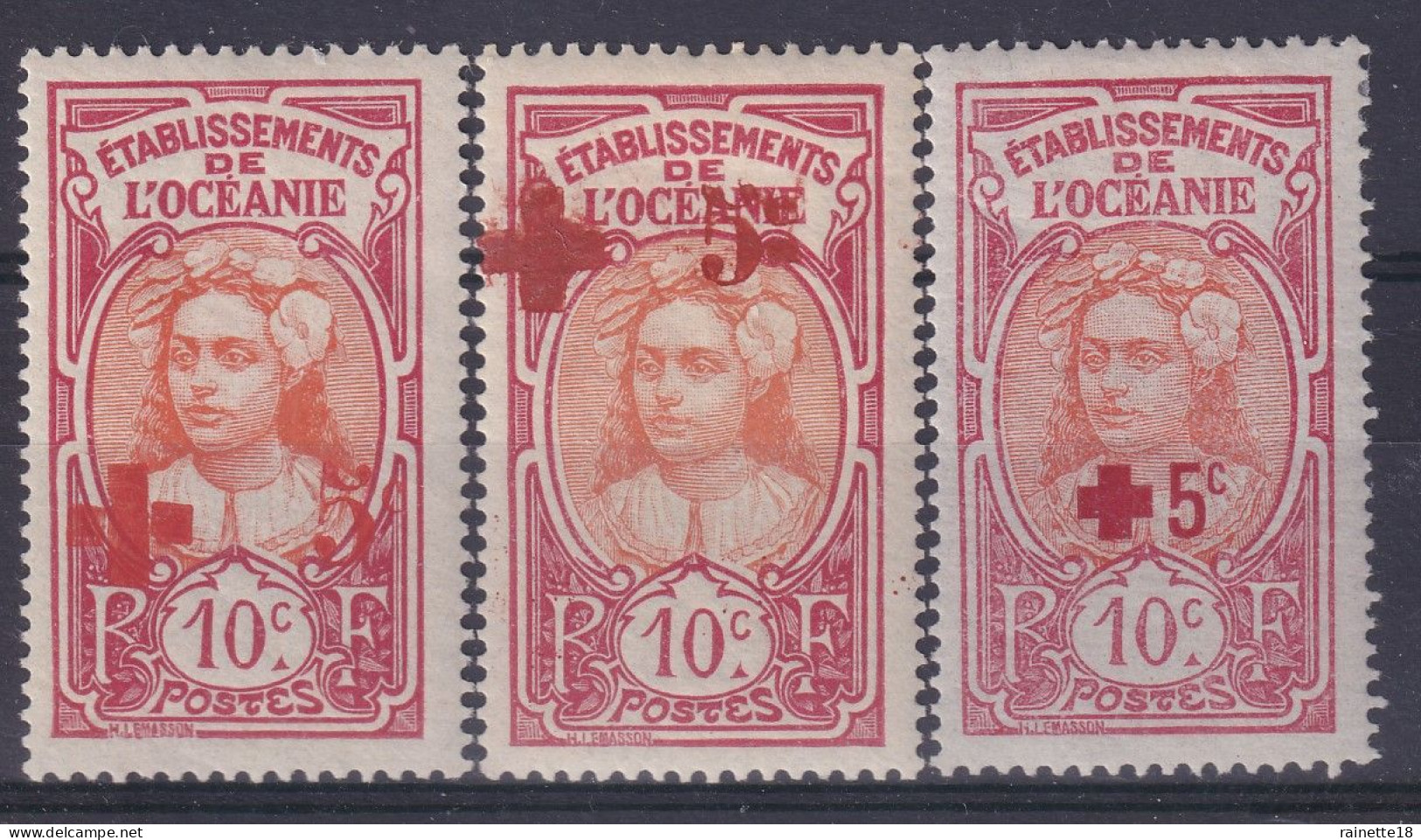 Océanie                            40/42 * - Unused Stamps