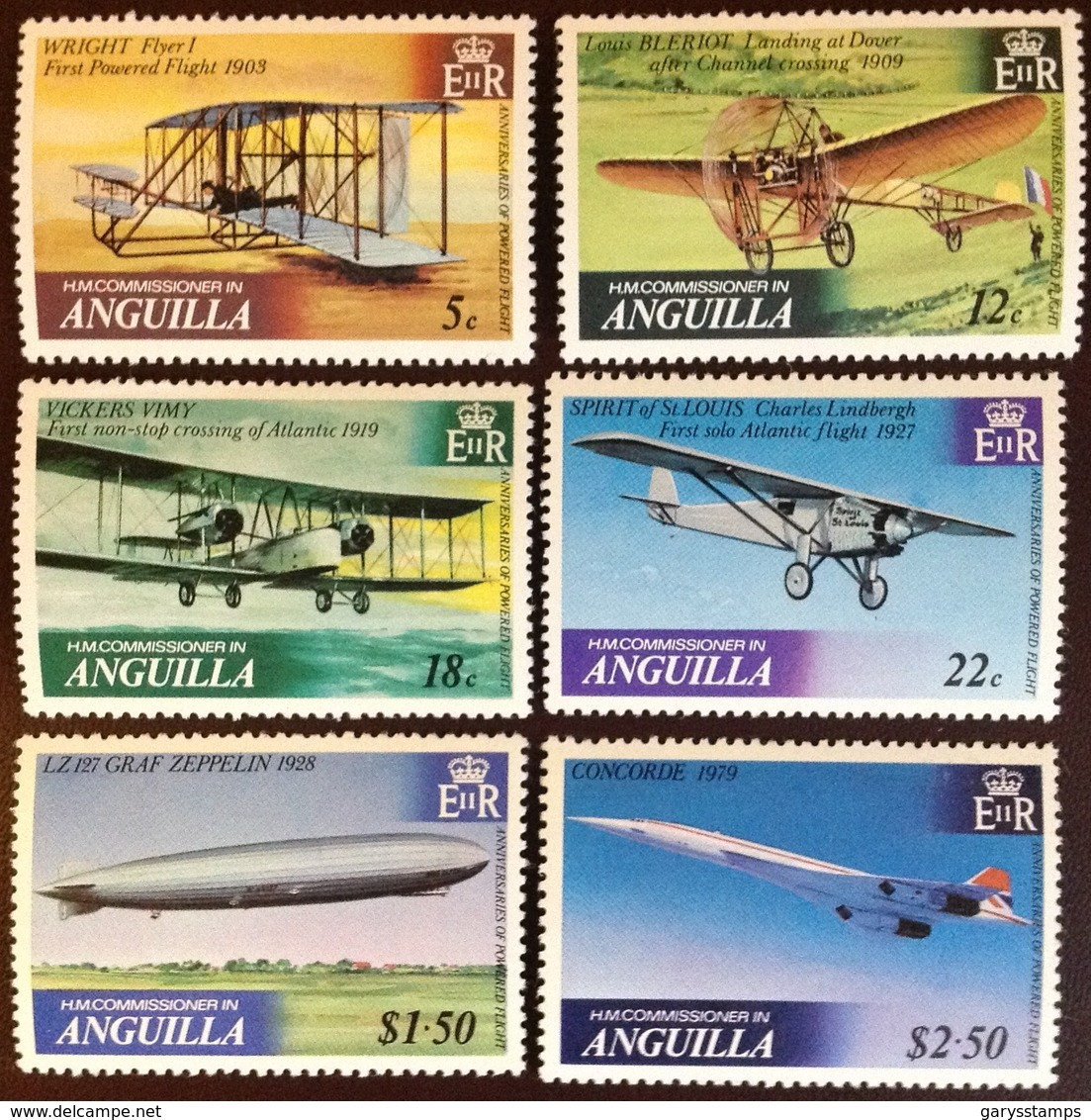 Anguilla 1979 Powered Flight Aircraft MNH - Anguilla (1968-...)