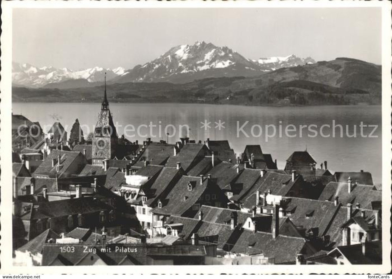 11654679 Zug ZG Stadtblick Mit Pilatus Zug - Otros & Sin Clasificación