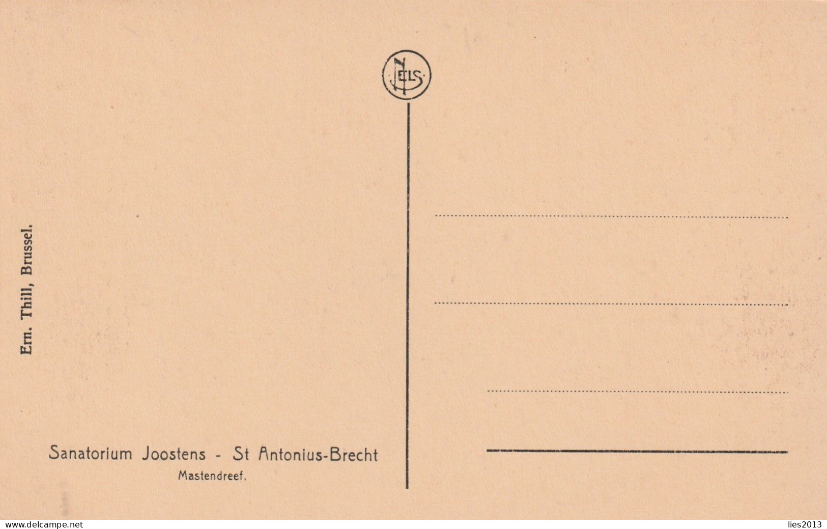 Sint-Antonius-Brecht, Sanatorium Joostens,Mastendreef, 2 Scans - Zoersel