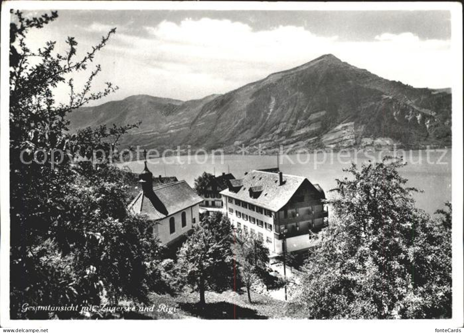 11654656 Zug ZG Mit Zugersee Und Rigi Zug - Autres & Non Classés