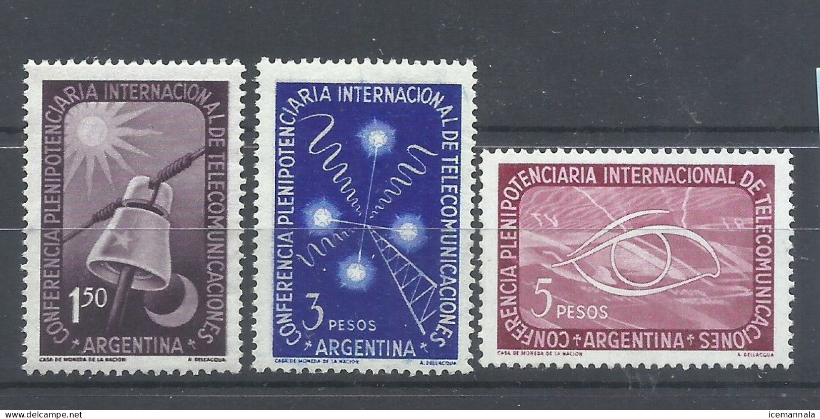 ARGENTINA   YVERT   540/42  MNH  ** - Nuevos