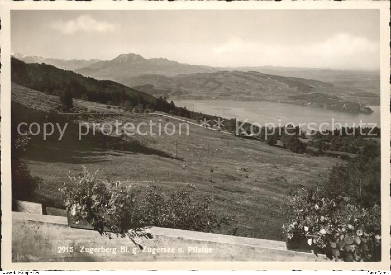 11654604 Zugerberg Zug Mit Zugersee Und Pilatus Zugerberg - Sonstige & Ohne Zuordnung