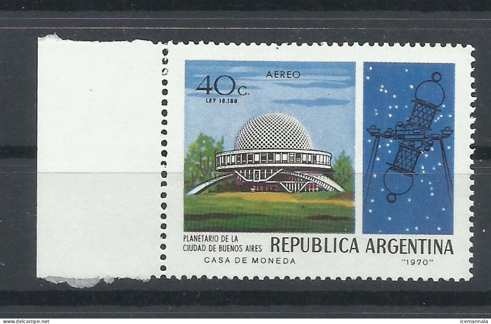 ARGENTINA   YVERT   AEREO  135   MNH  ** - Airmail