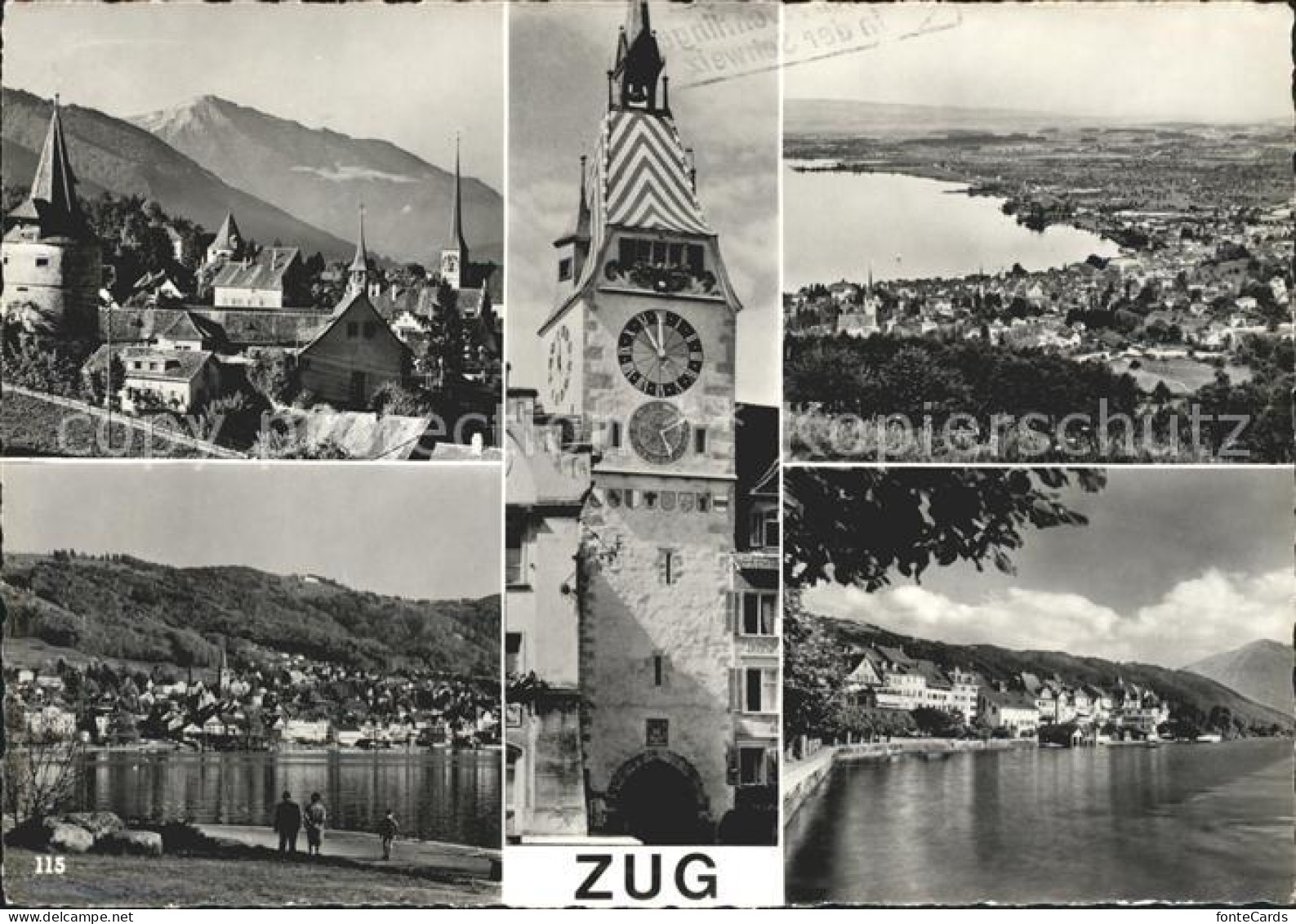 11654556 Zug ZG Panorama Zugersee Turm Zug - Other & Unclassified