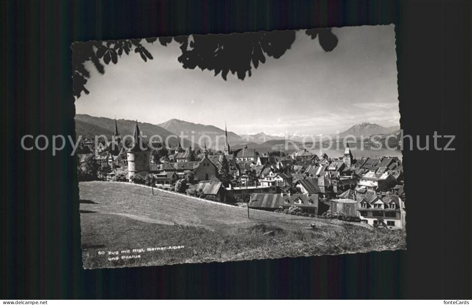 11654546 Zug ZG Mit Rigi Berner Alpen Und Pilatus Zug - Autres & Non Classés