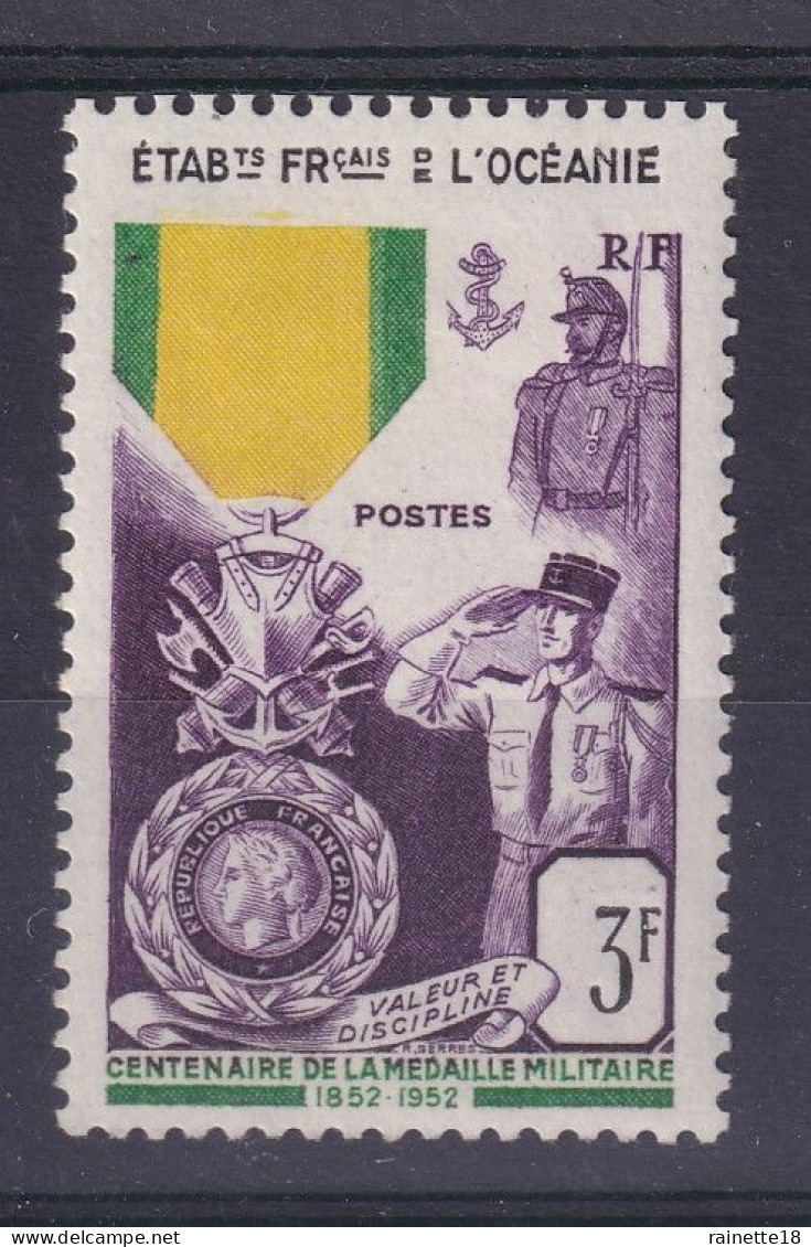 Océanie                         202 * Médaille Militaire - Unused Stamps
