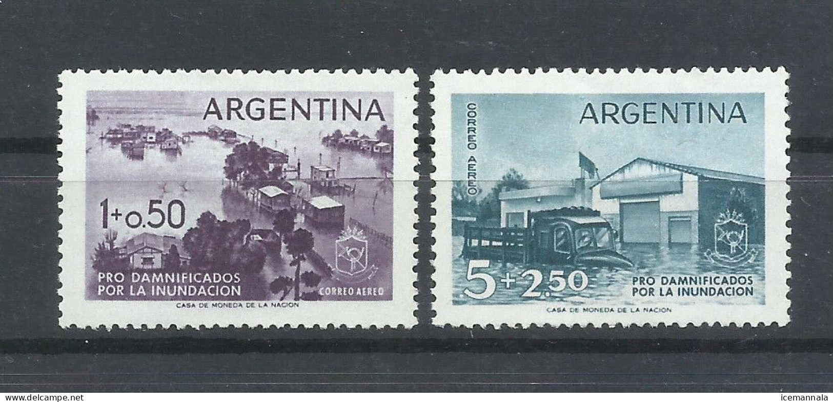 ARGENTINA   YVERT   AEREO  58/59     MNH  ** - Aéreo