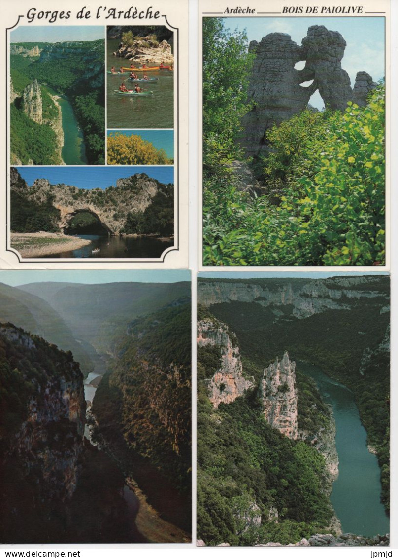 07 - GORGES DE L'ARDÈCHE -  Lot De 14 Cartes Postales Format 10.5 X 15 Cm  - (R011) - Altri & Non Classificati