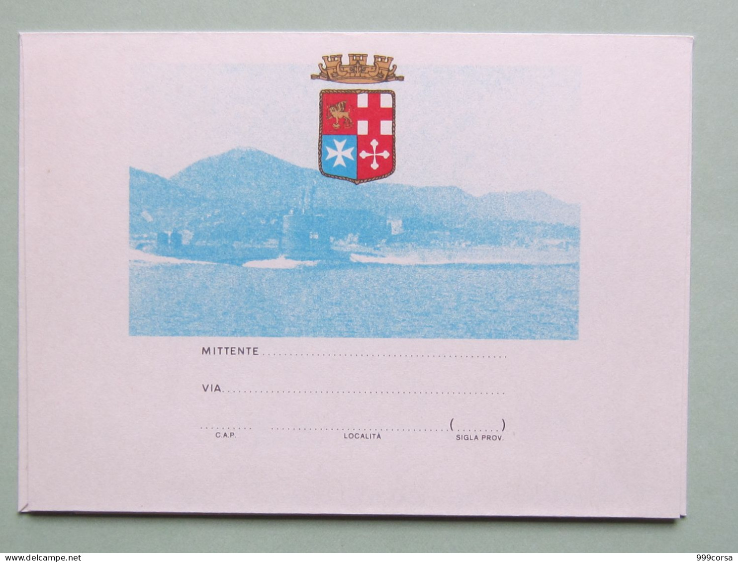 ITALIA 1990,  Biglietto Postale Centenario Sommergibili Italiani, Nuovo - Submarinos