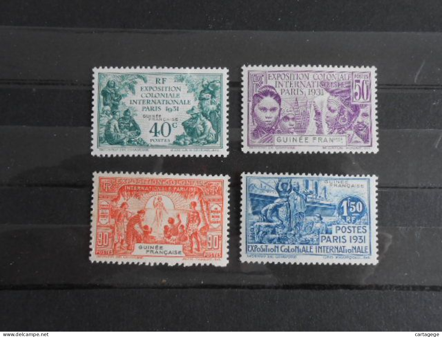 GUINEE YT 115/118 EXPOSITION COLONIALE DE PARIS* - Unused Stamps