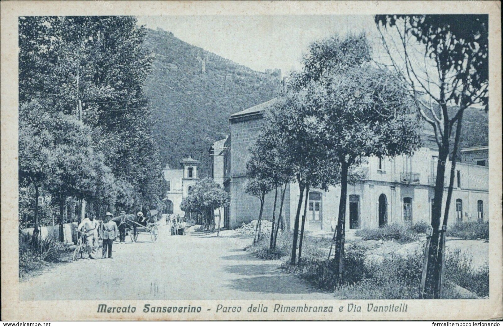 Cs34 Cartolina Mercato Sanseverino Parco Della Rimbembranza Provincia Di Salerno - Salerno