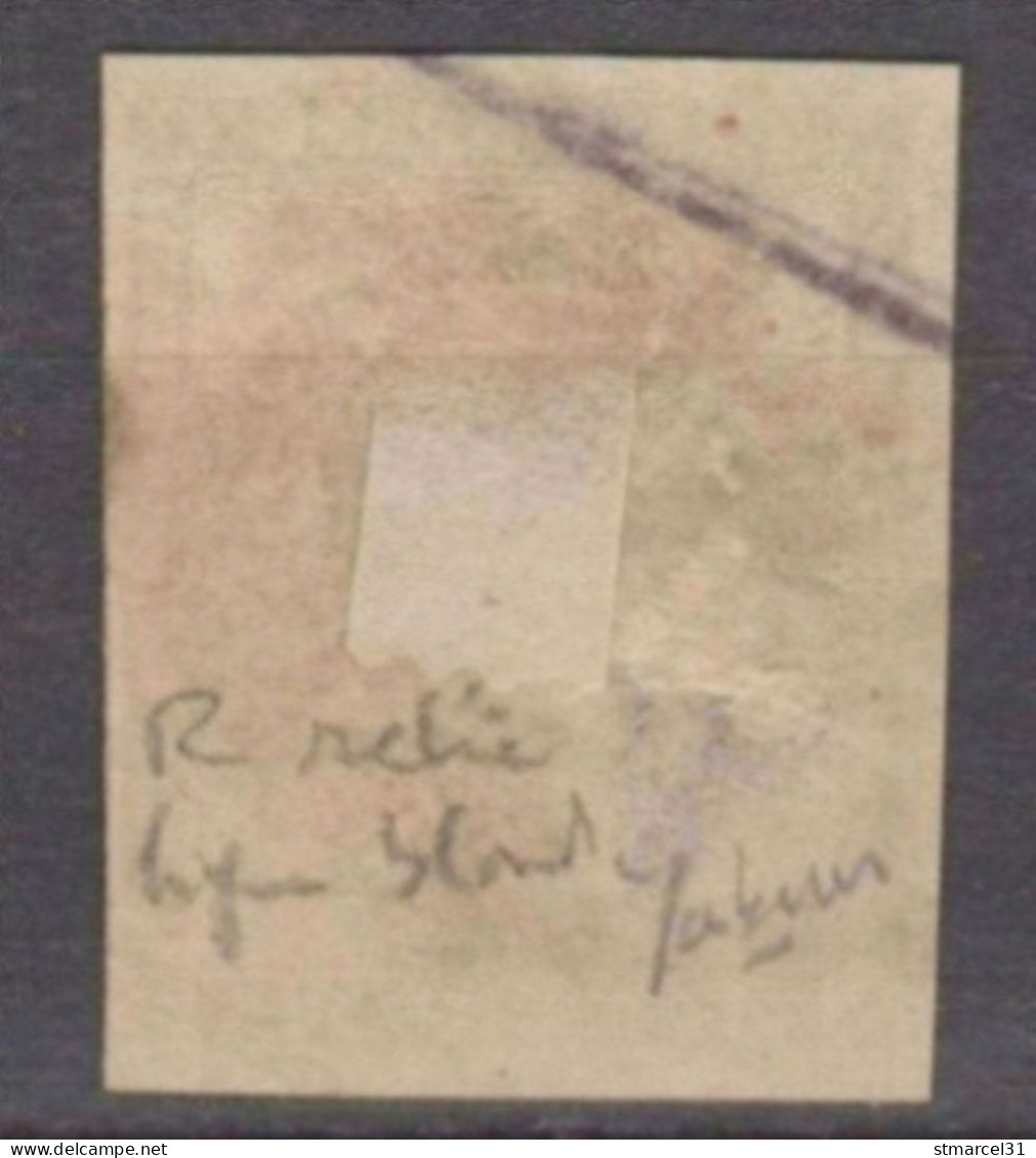 EXCEPTIONNELLE COMBI "R RELIE Au CADRE" + " LIGNE BLANCHE (Spink)" N°47eg BE Signé Cote >900€ - 1870 Uitgave Van Bordeaux
