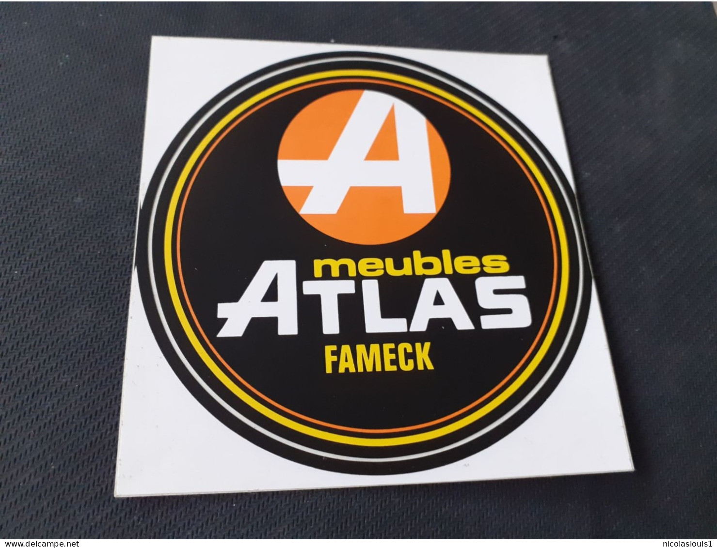 Autocollant Magasin De Meubles Atlas, Fameck - Stickers