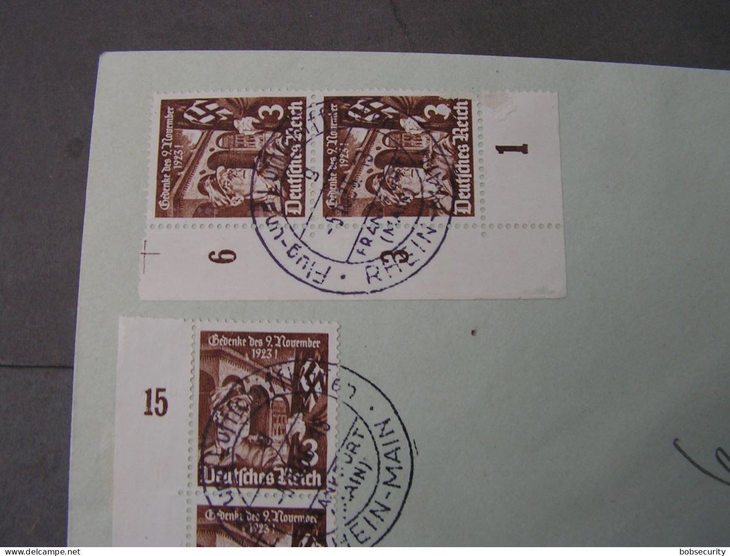 DR Ff, Luft SST  1935 Eckrand  MI 598 - Used Stamps