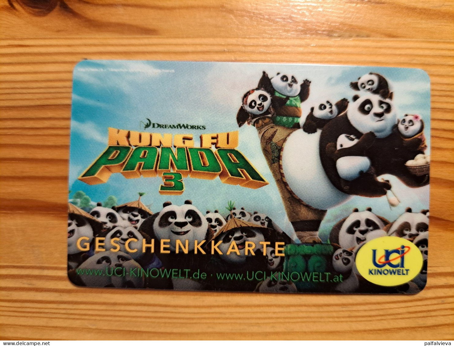 UCI Kinowelt Gift Card Germany - Kung Fu Panda - Tarjetas De Regalo