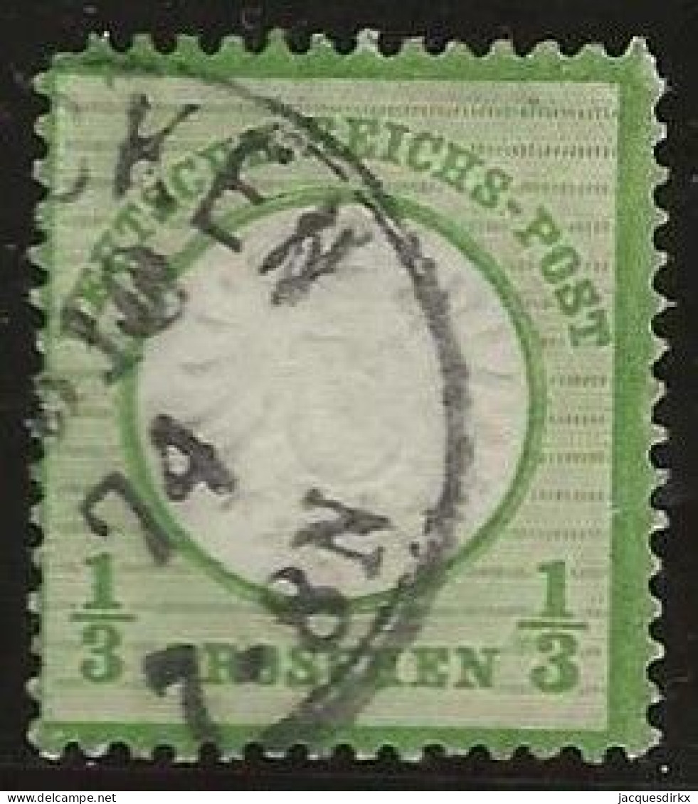 Deutsches Reich   .   Michel    .   17  (2 Scans)    .    O     .     Gestempelt - Used Stamps