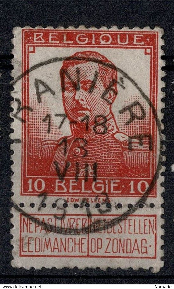 Belgique 1912 COB 111 Belle Oblitération FRANIERE - 1912 Pellens