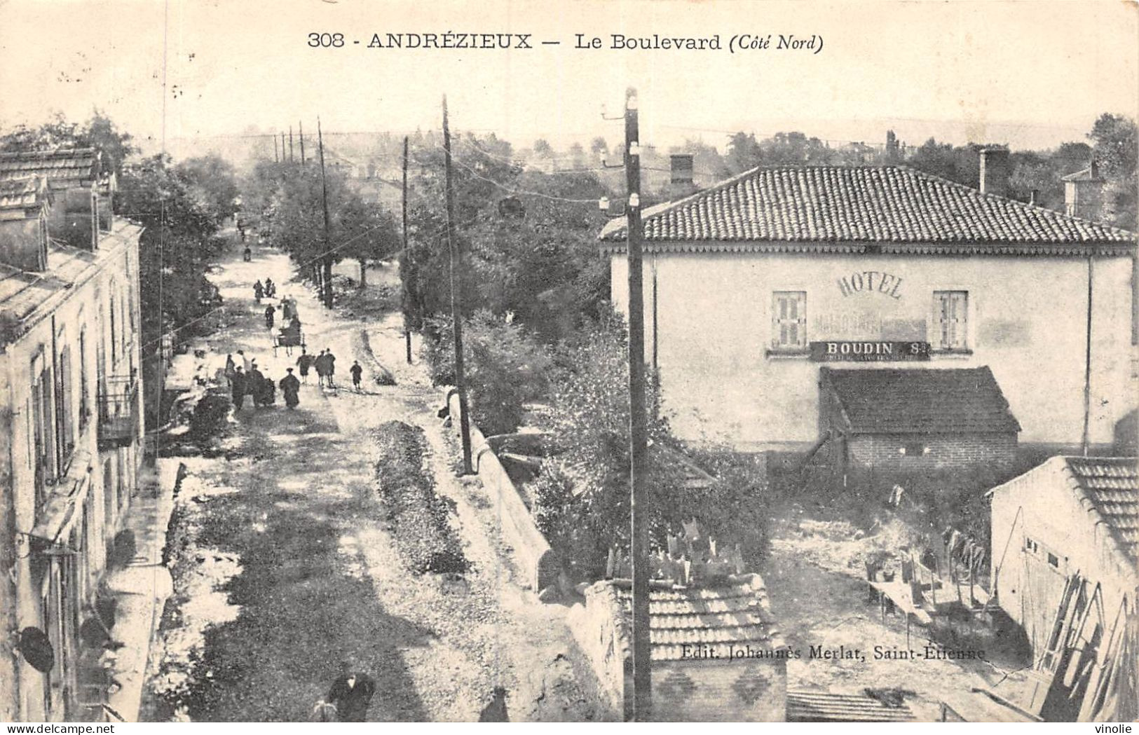 P-24-Mi-Is-978 : ANDREZIEUX. BOULEVARD - Andrézieux-Bouthéon