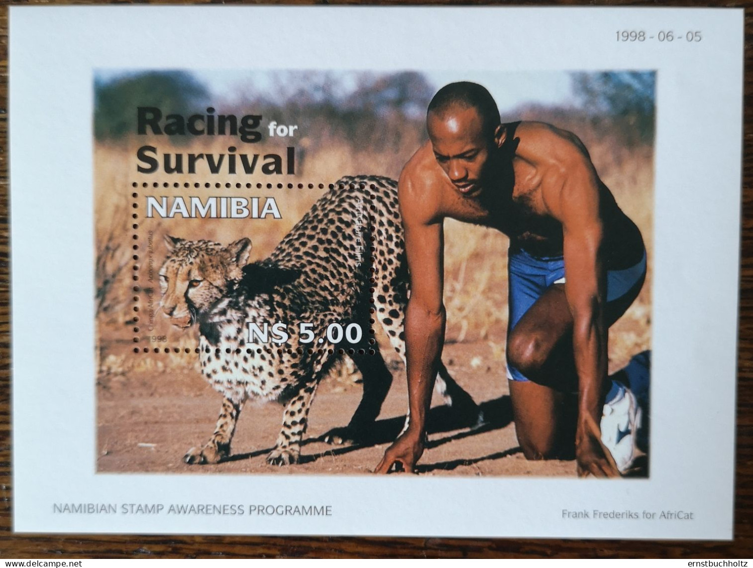 Namibia 1998 Racing For Survival Gepard Mi B41** - Namibie (1990- ...)