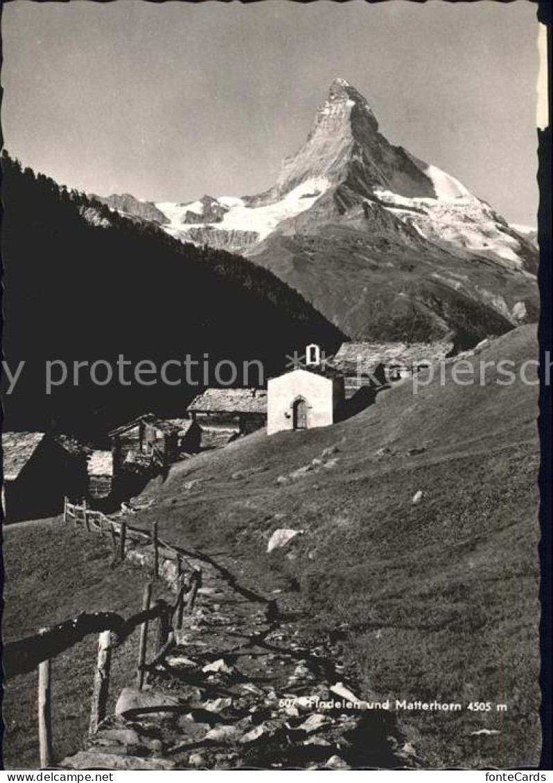 11654126 Findelen VS Panorama Mit Matterhorn Walliser Alpen Findelen VS - Other & Unclassified