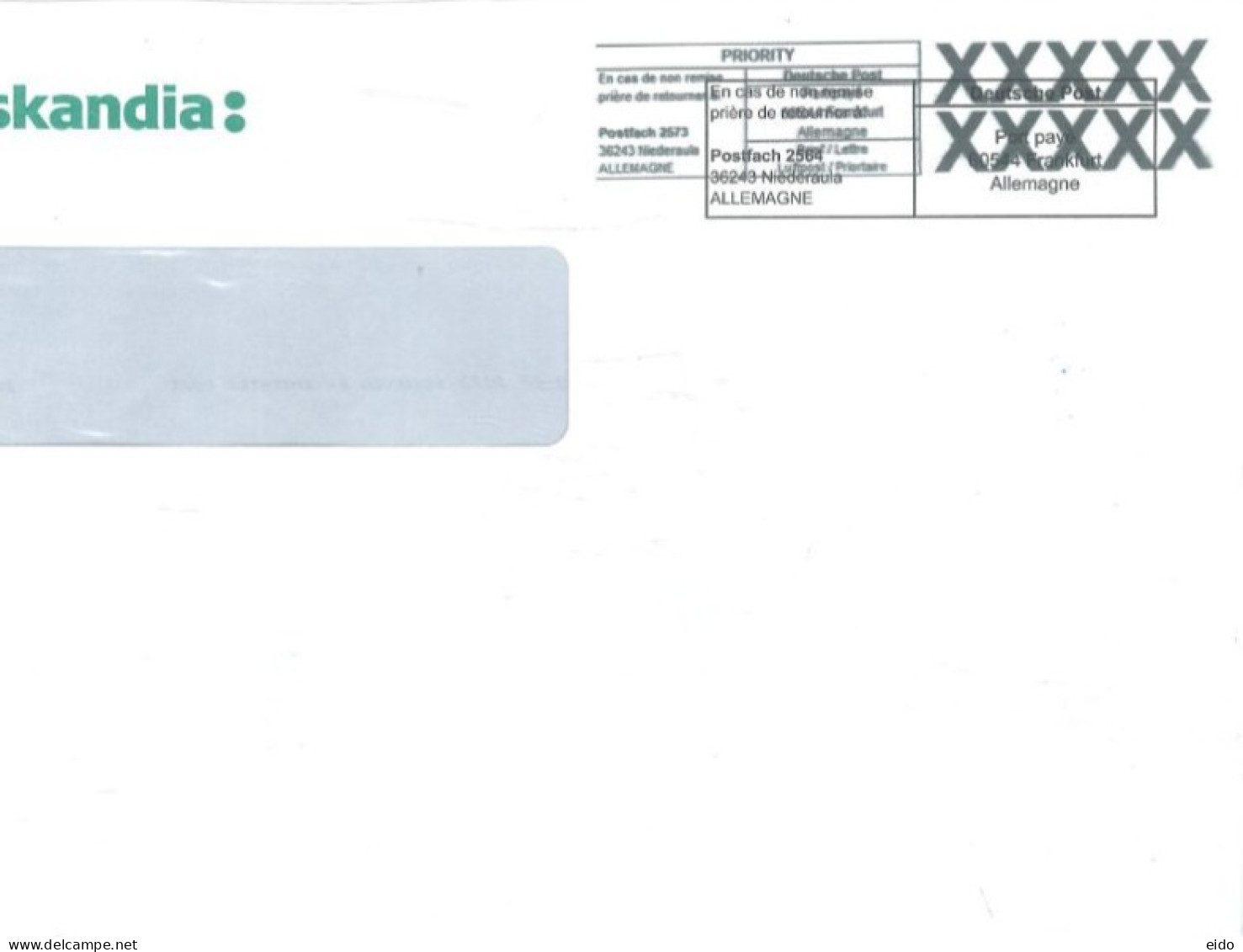 GERMANY - 2023 - POSTAL FRANKING MACHINE COVER, TO DUBAI . - Lettres & Documents
