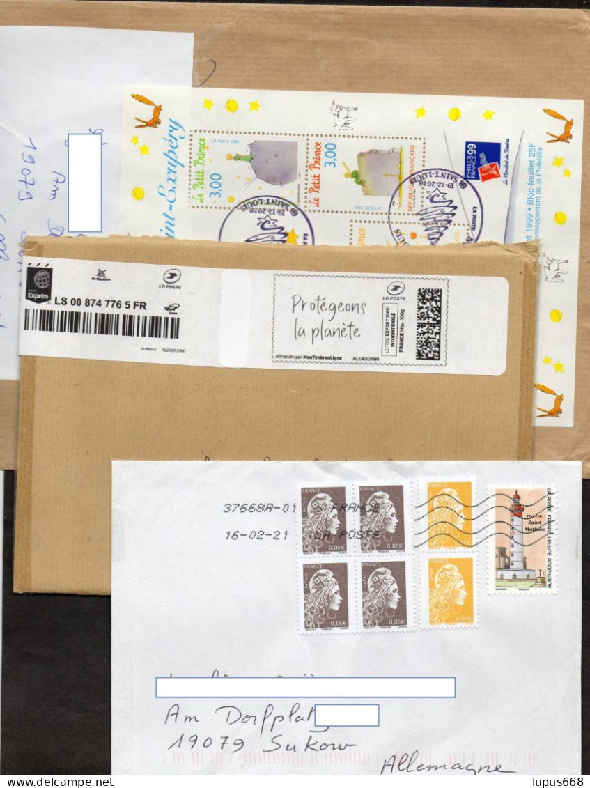 Frankreich 2019- 2023  "papyro" 11 Briefe/ Lettres  20g, 100g   "Timbre Imprime Sur Laposte" , + Autres ; Format/size !: - Sammlungen