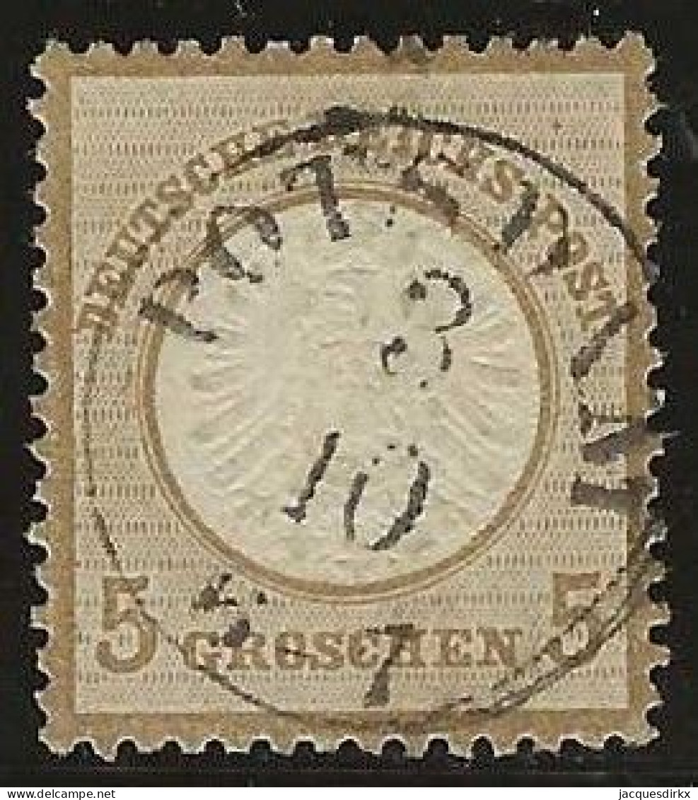 Deutsches Reich   .   Michel    .   22 (2 Scans)    .    O     .     Gestempelt - Used Stamps
