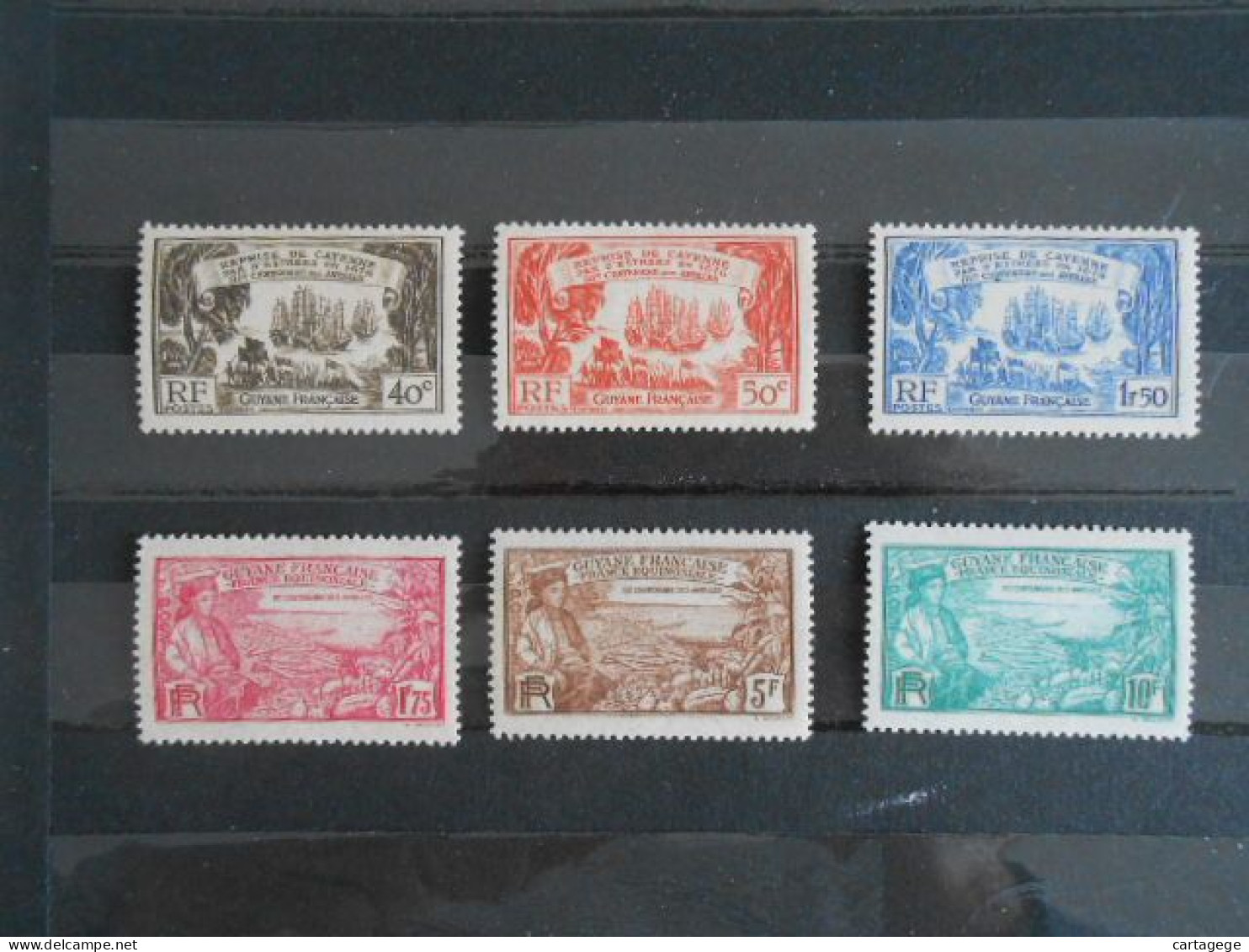 GUYANE YT 137/142 TRICENTENAIRE DU RATTACHEMENT A LA FRANCE* - Unused Stamps