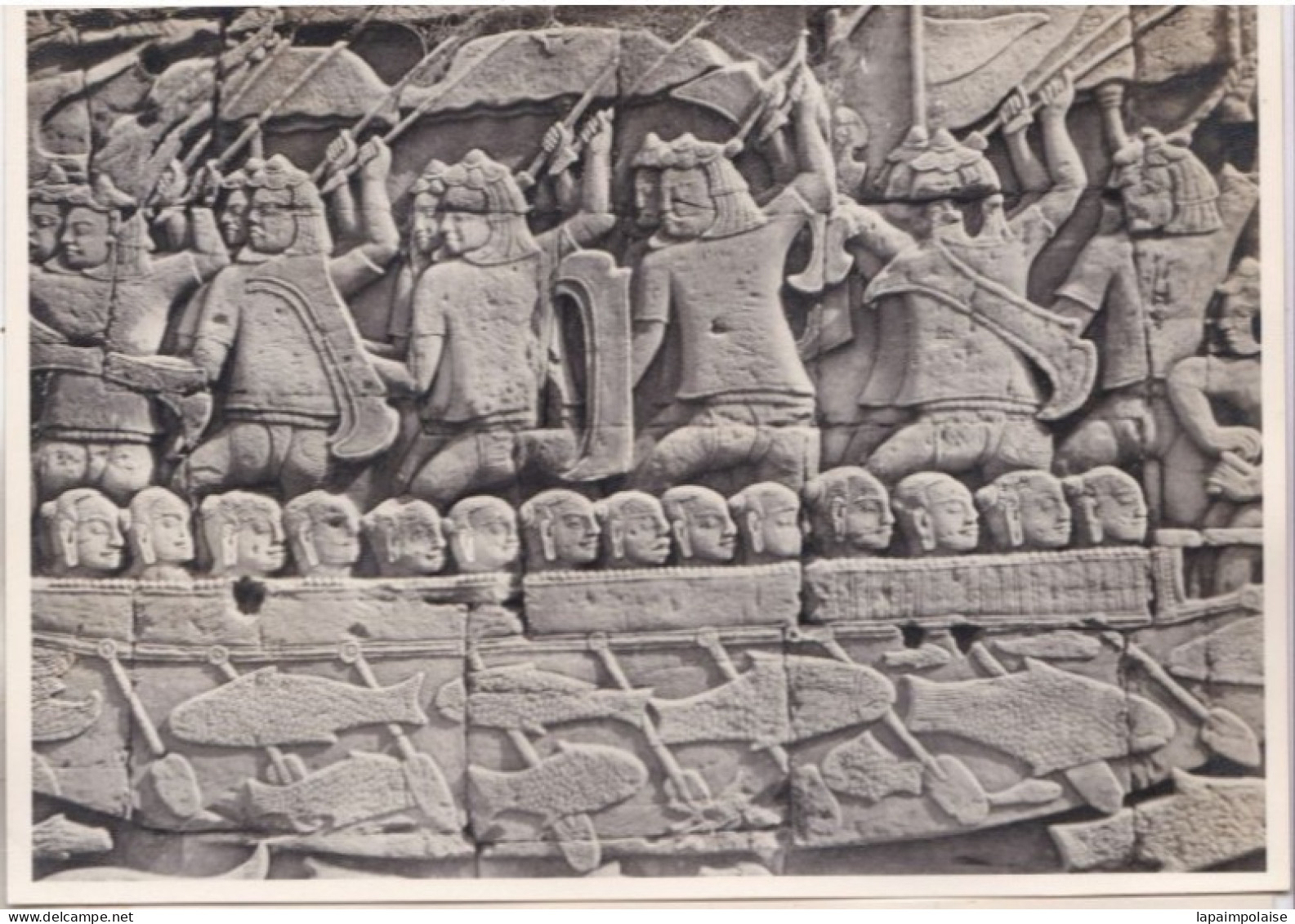 Photo De Particulier INDOCHINE  CAMBODGE  ANGKOR THOM  Art Khmer Temple Bayon Bas Relief  Réf 30334 - Asie