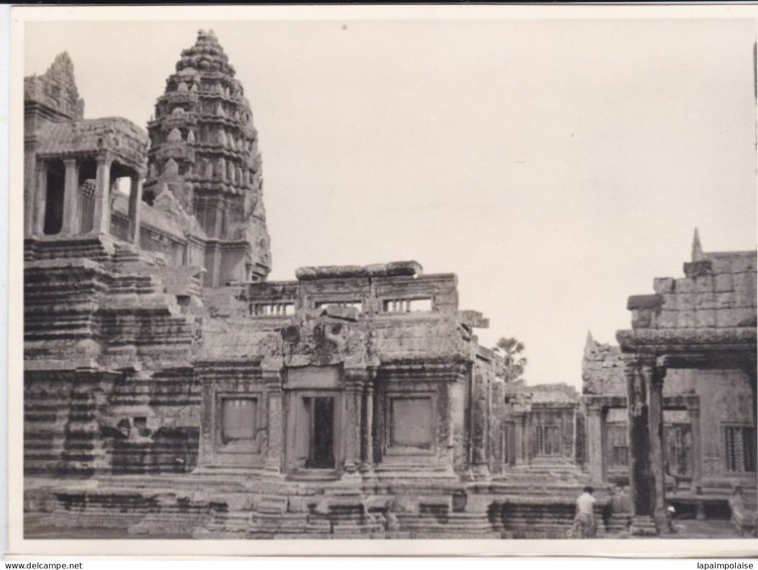 Photo De Particulier INDOCHINE  CAMBODGE  ANGKOR THOM  Art Khmer Temple Vestiges A Situer & Identifier Réf 30335 - Asie