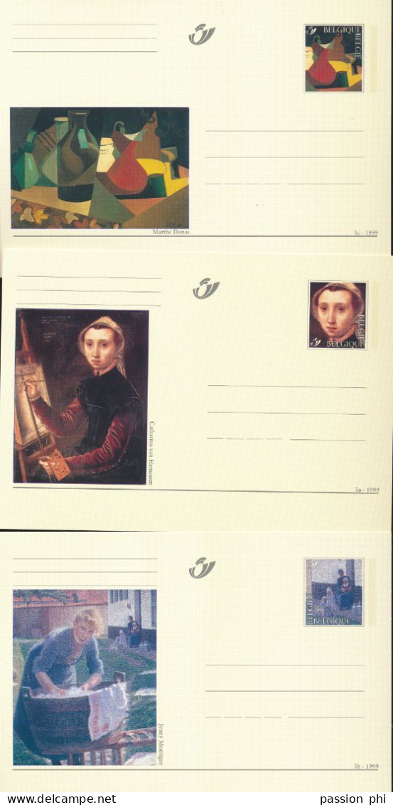 BELGIUM PPS SBEP 74 (1/2/3) COB BK76/78 UNUSED - Cartoline Illustrate (1971-2014) [BK]
