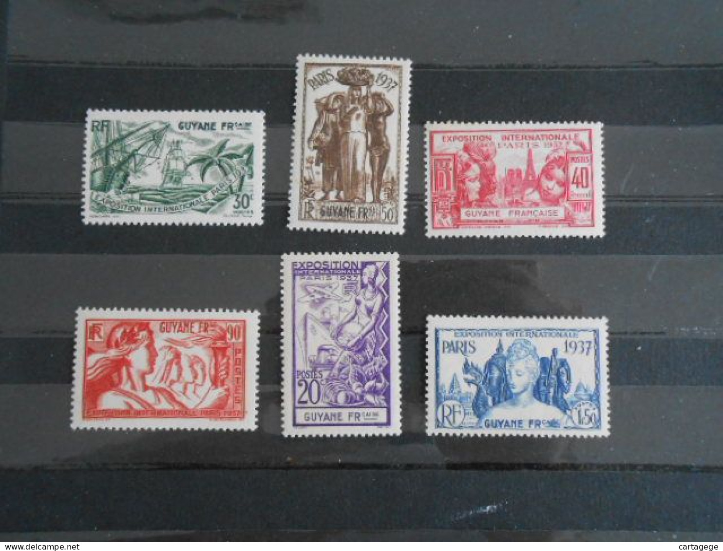 GUYANE YT 143/148 EXPOSITION COLONIALE DE PARIS* - Unused Stamps