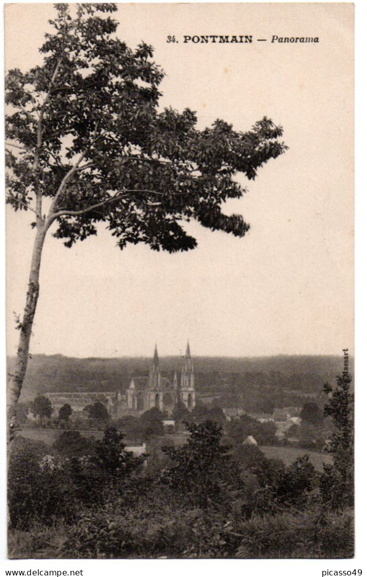 Mayenne , Pontmain , Panorama   . - Pontmain