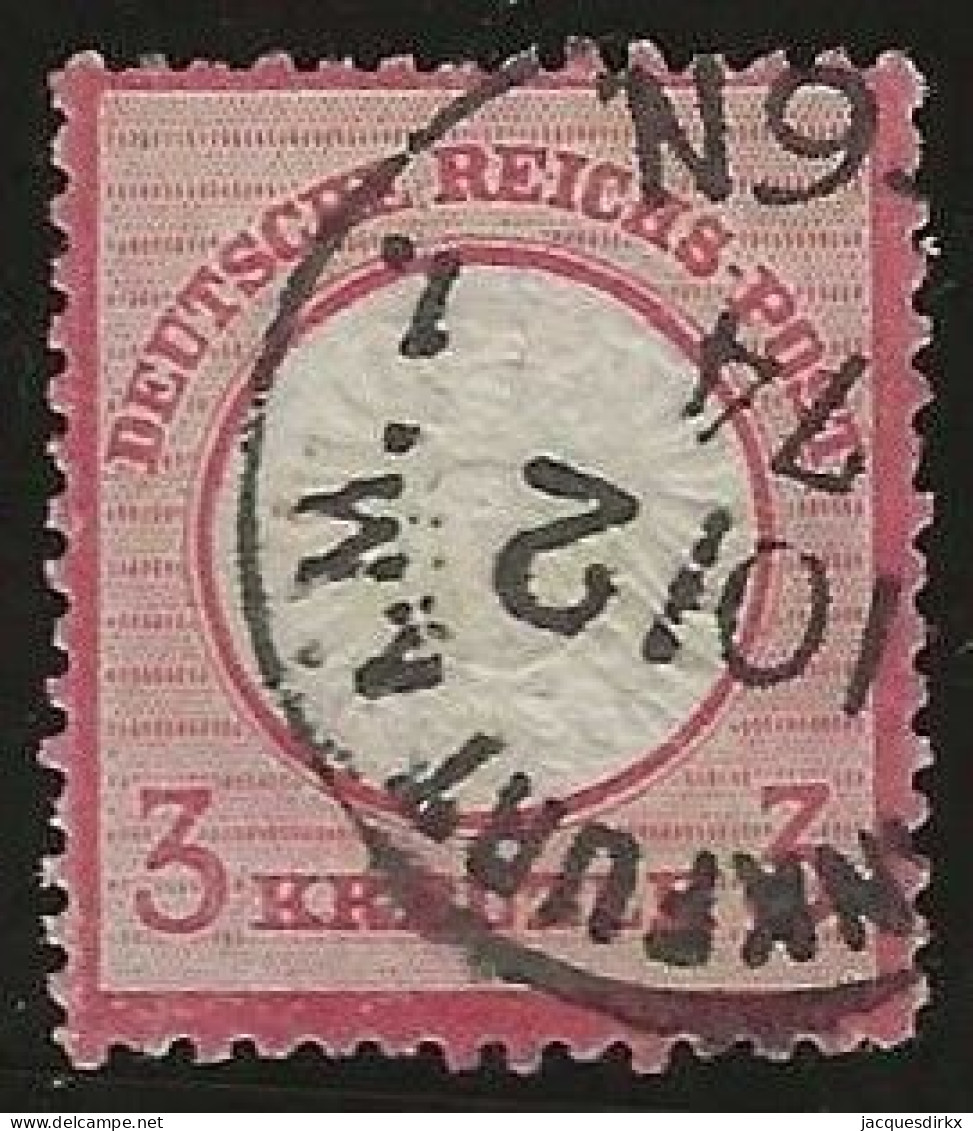 Deutsches Reich   .   Michel    .   25 (2 Scans)    .    O     .     Gestempelt - Used Stamps