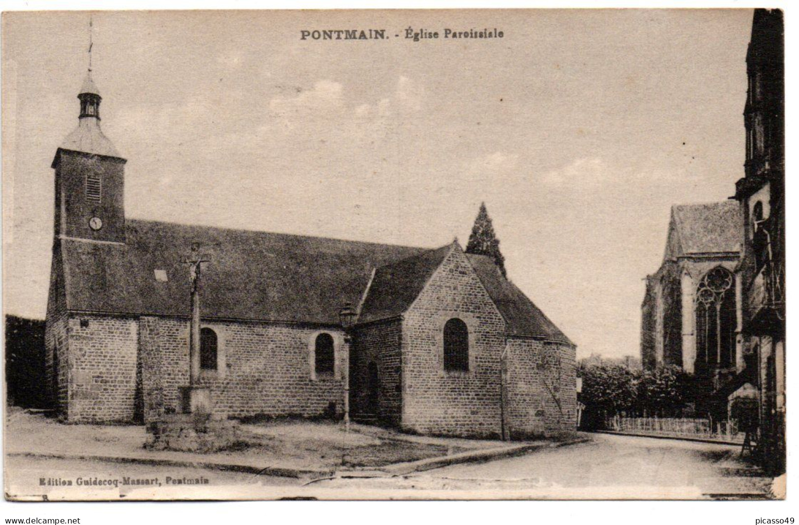 Mayenne , Pontmain , Eglise Paroissiale   . - Pontmain