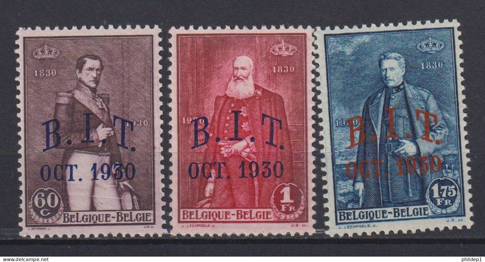 Belgique: COB N° 305/07 **, MNH, Neuf(). TB !!! - Neufs