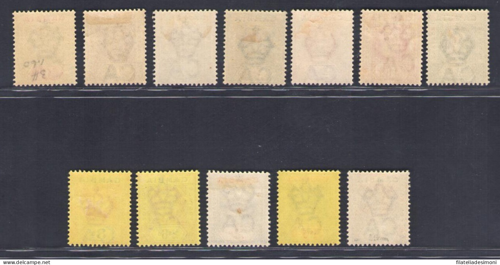 1904-06 GAMBIA - Stanley Gibbons N. 45/56 - Edoardo VII Effige - MLH* - Otros & Sin Clasificación