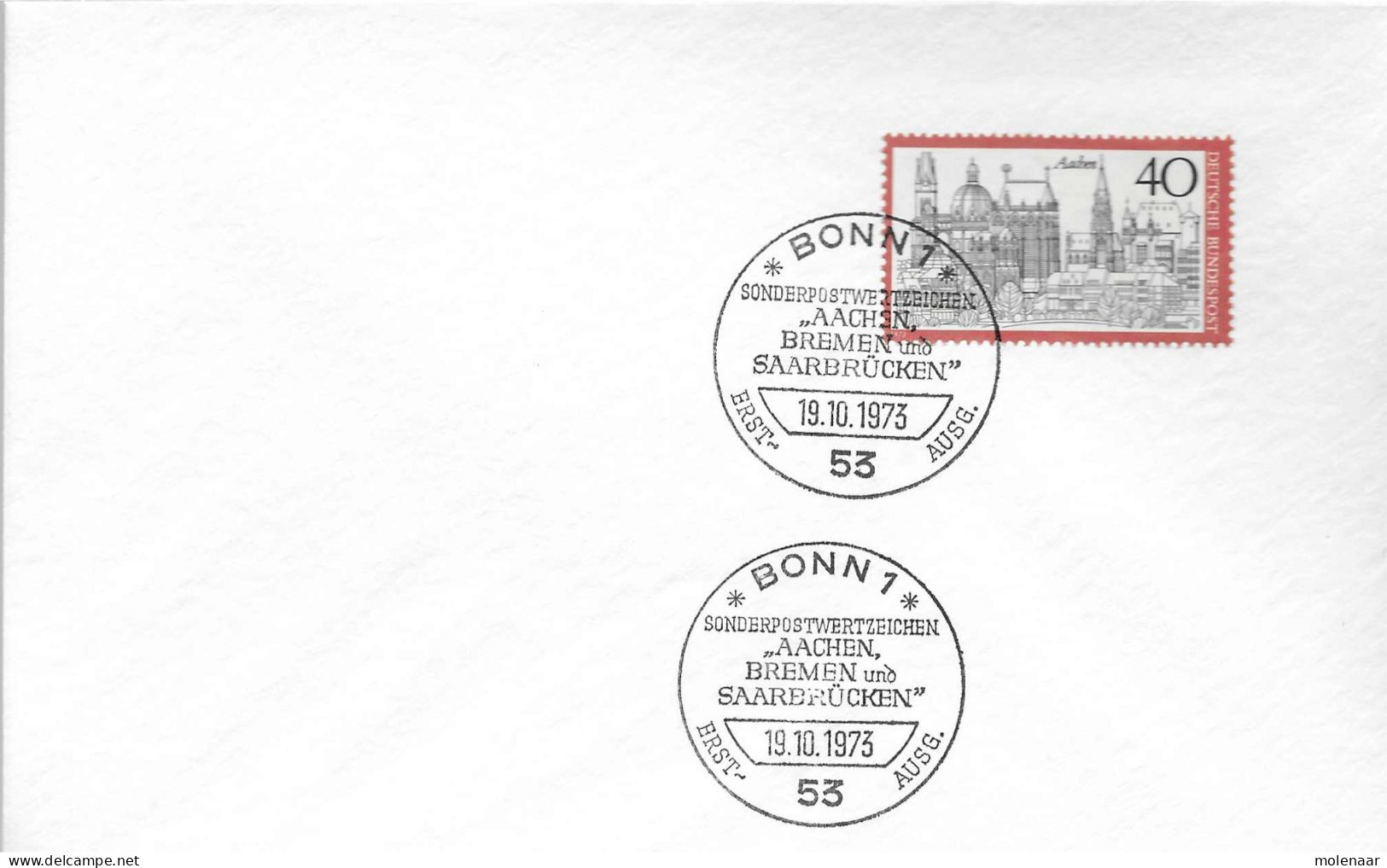 Postzegels > Europa > Duitsland > West-Duitsland > 1e Dag FDC (brieven) > 1971-1980 Met No. 788 (17218) - 1971-1980