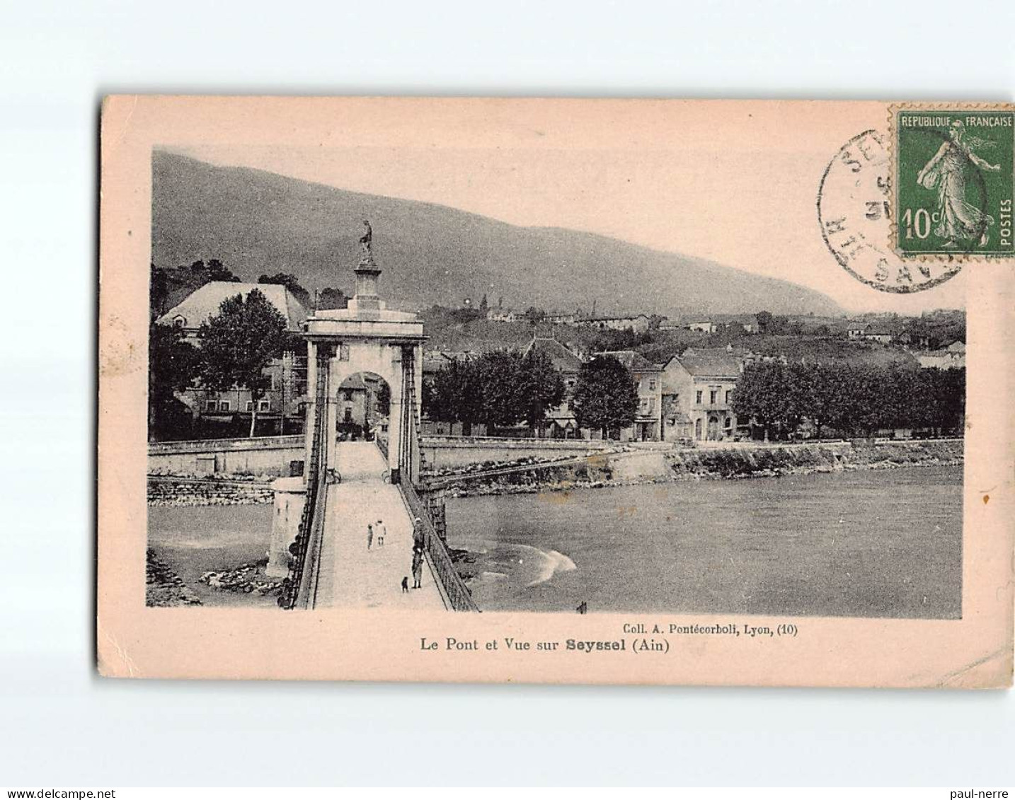 SEYSSEL : Le Pont Et Vue Générale - état - Seyssel