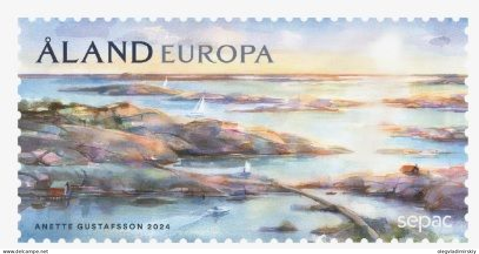 Aland Islalnds Åland Finland 2024 SEPAC Beautiful Aland Stamp MNH - Puentes