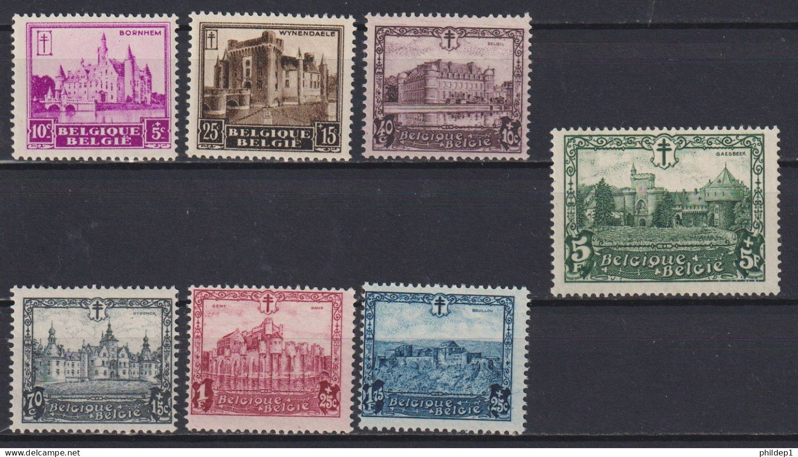 Belgique: COB N° 308/14 **, MNH, Neuf(). TB !!! - Unused Stamps